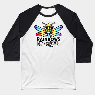 Rainbow Reigns Supreme: A Colorful Celebration of Pride and Diversity Baseball T-Shirt